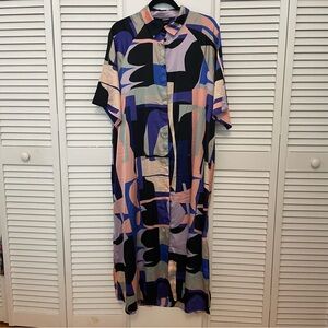 Monki shirt dress size L